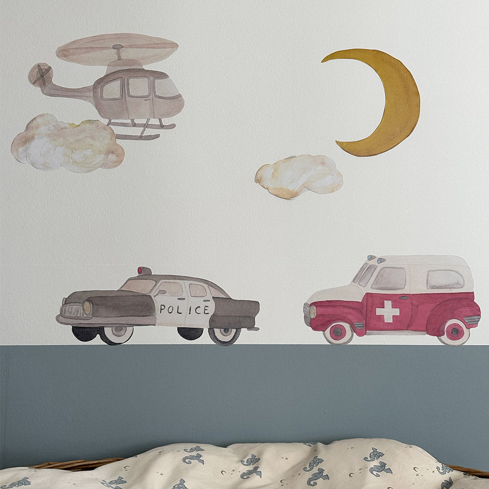 That's Mine Wallsticker ambulance - Multi - 100% Textile foil Buy Bolig & udstyr||Børneværelset||Wallstickers||Udsalg||Alle||Wallsticker - bundle||Udsalg - bolig||alt minus sløjfe||Wallstickers - køretøjer||Påskebundle||Summer Bundle||August bundle||mette-sale here.