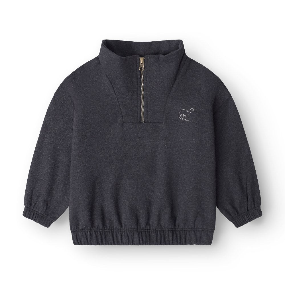 That's Mine Julius sweatshirt - Raven - 95% Organic cotton / 5% Elastane Buy Overdele||Sweatshirts||personale||AW25 here.