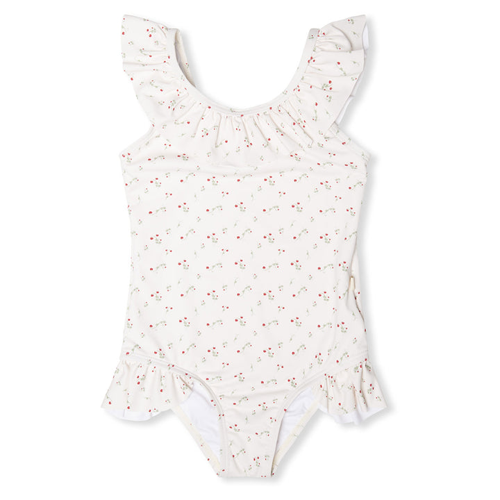 That's Mine Sophie swimsuit - Wild berries - 85% Recycled polyester, 15% Elastan Buy Badetøj here.