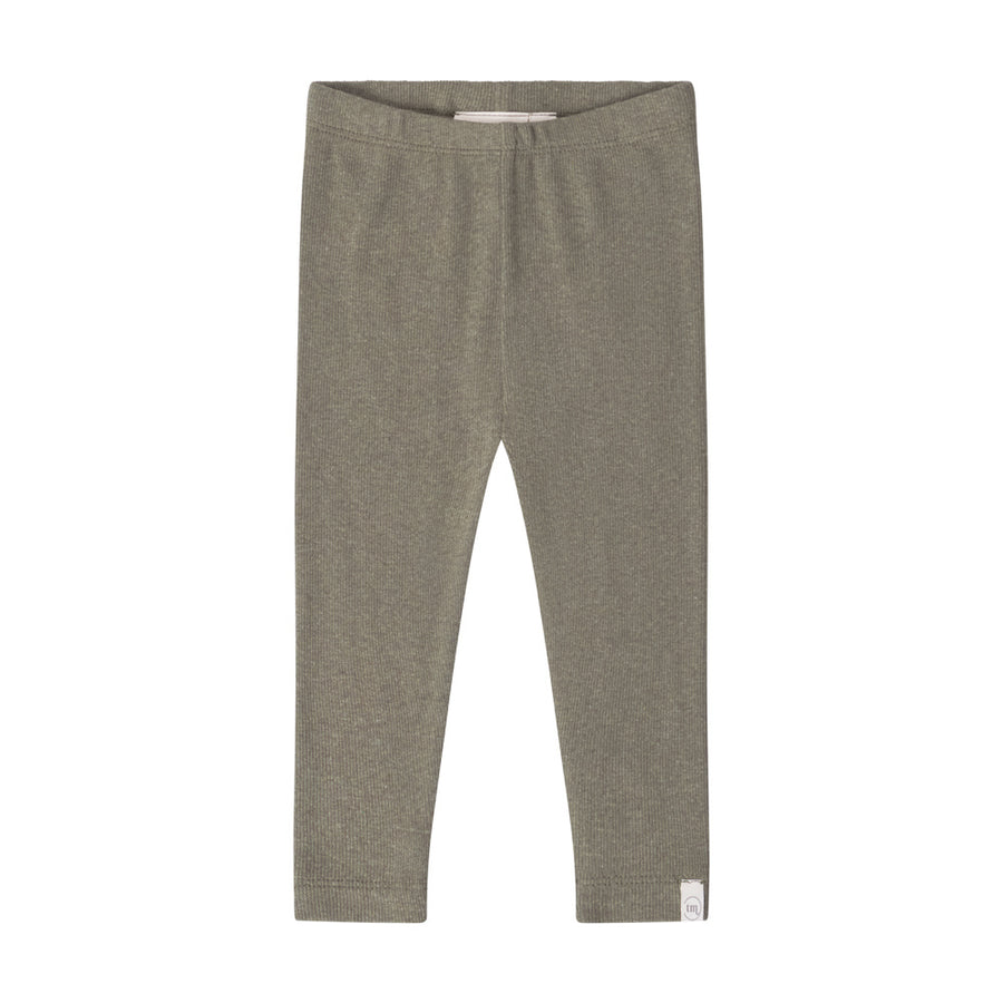 That's Mine Cana leggings - Green melange - 95% Organic cotton / 5% Elastane Buy Leggings||Bukser & shorts||personale||Basics here.