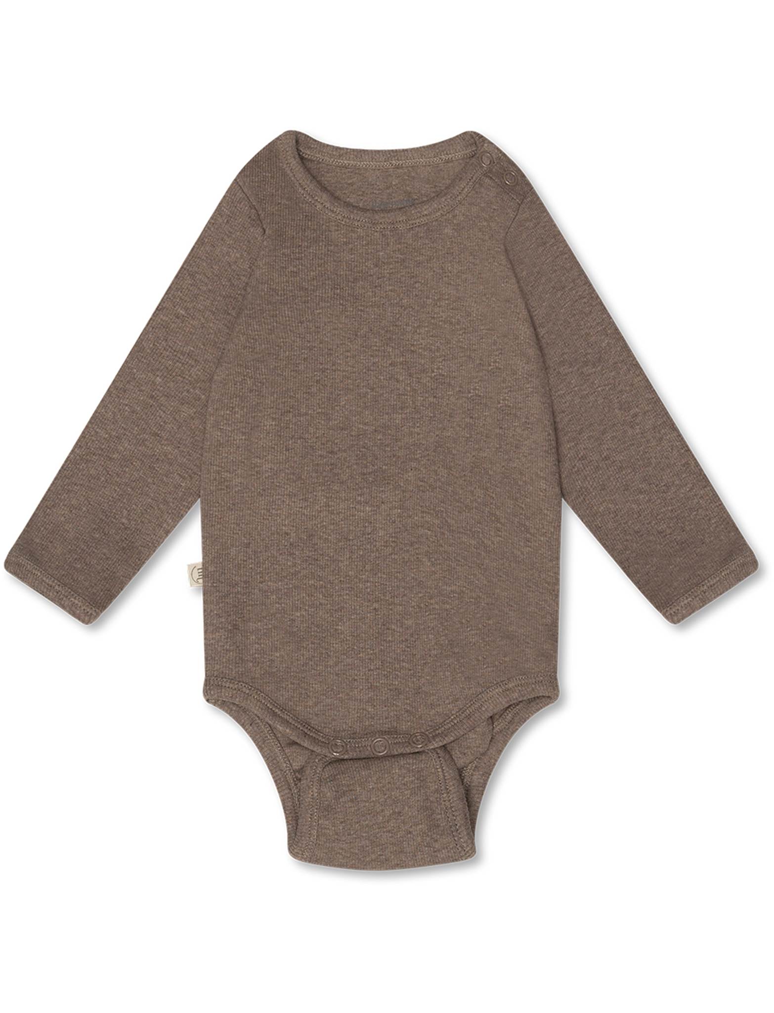 That's Mine Petra bodystocking - Brown melange - 95% Organic cotton / 5% Elastane Buy Tøj||Bodystockings||Undertøj||Alle||Favoritter||personale||Baby essentials||Forår og sommer 2025||alt minus sløjfe||NOOS||ss25 noos||Brown melange||mette-sale||Jersey||Orderly Emails - Recommended Products||All here.