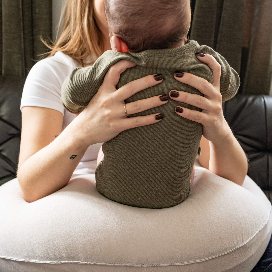 That's Mine Petra bodystocking - Green melange - 95% Organic cotton / 5% Elastane Buy Bodystockings||Undertøj||personale||Newborn essentials||SS26||noos u. 350 here.