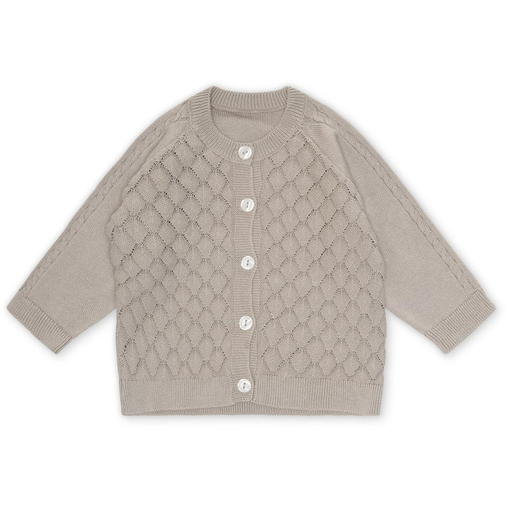 That's Mine Paco cardigan - London fog - 100% Organic cotton Buy Tøj||Overdele||Strik||Udsalg||Nyheder||Alle||Forår & sommer '24||LIVESHOPPING D.2/5||Liveshopping d. 11/6||Udsalg tøj||3 for 2 here.