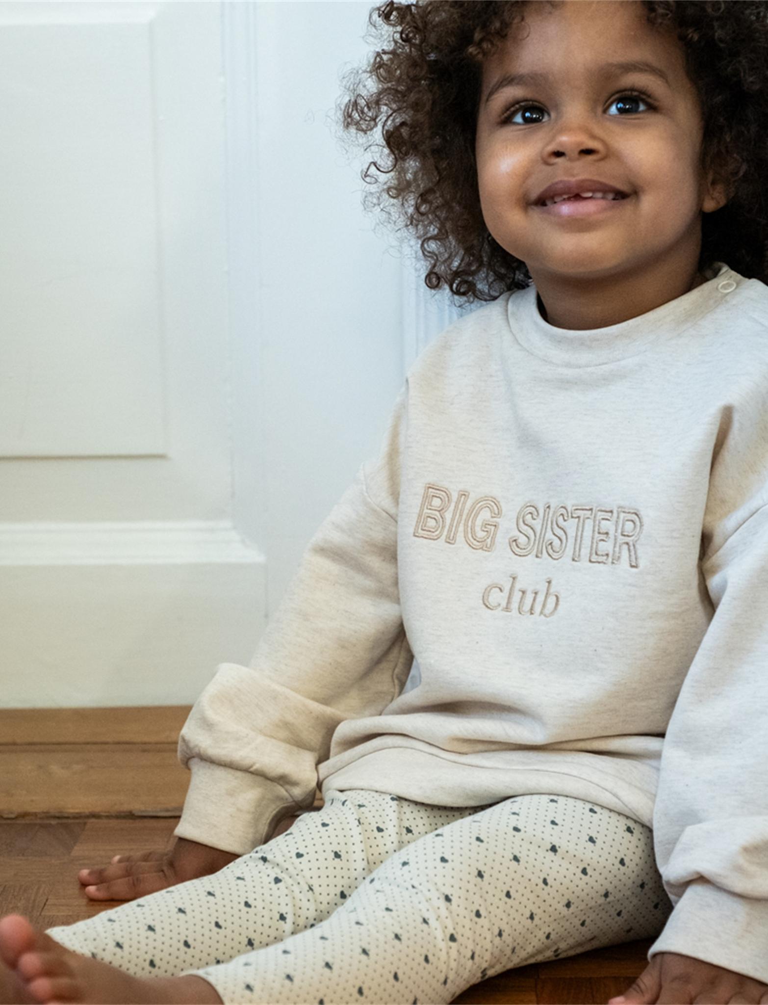 That's Mine Finley storesøster sweatshirt - Club - 95% Organic cotton / 5% Elastane Buy Tøj||Overdele||Trøjer og toppe||Sweatshirts||Alle||Favoritter||Søskende||personale||alt minus sløjfe||NOOS||Sweats||mette-sale||Orderly Emails - Recommended Products||The family club||Bestsellers||cn||All here.