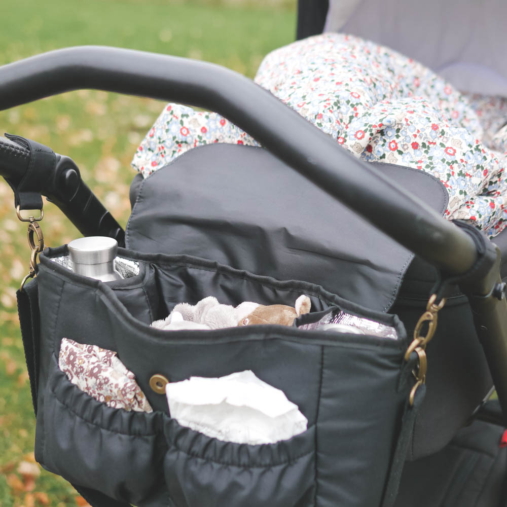 Benny Kinderwagen-Organizer – Schwarz