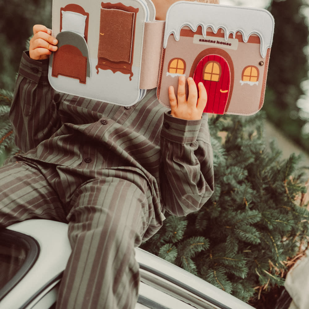 Emory filt aktivitetsbog - Christmas bear