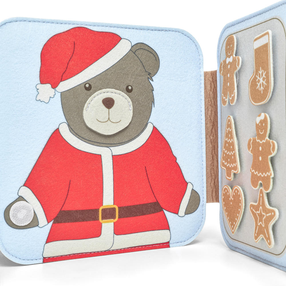 Emory filt aktivitetsbog - Christmas bear