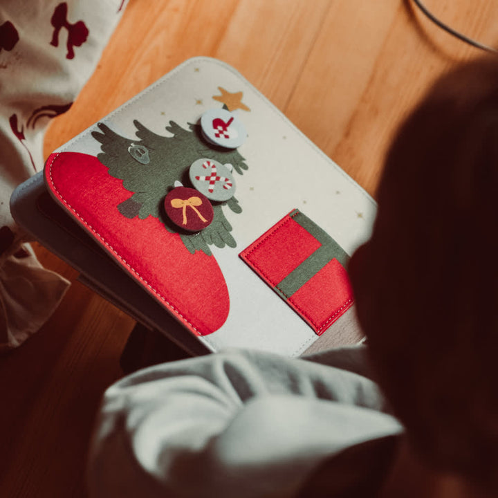 Emory filt aktivitetsbog - Christmas bear