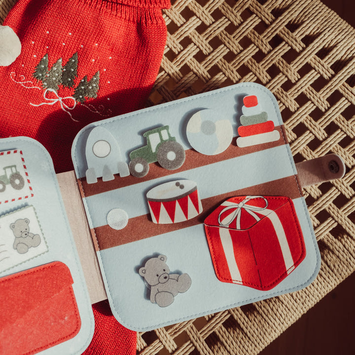 Emory filt aktivitetsbog - Christmas bear