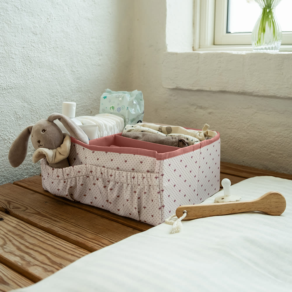 That's Mine Collab lily nursing organizer - Lots of love rose - 100% Recycled polyester Buy Amning & pusletid||Pusle||Alle||personale||Pusleopbevaringskasser||Forår og sommer 2025||alt minus sløjfe||That's Mine x Luksusbaby||mette-sale here.