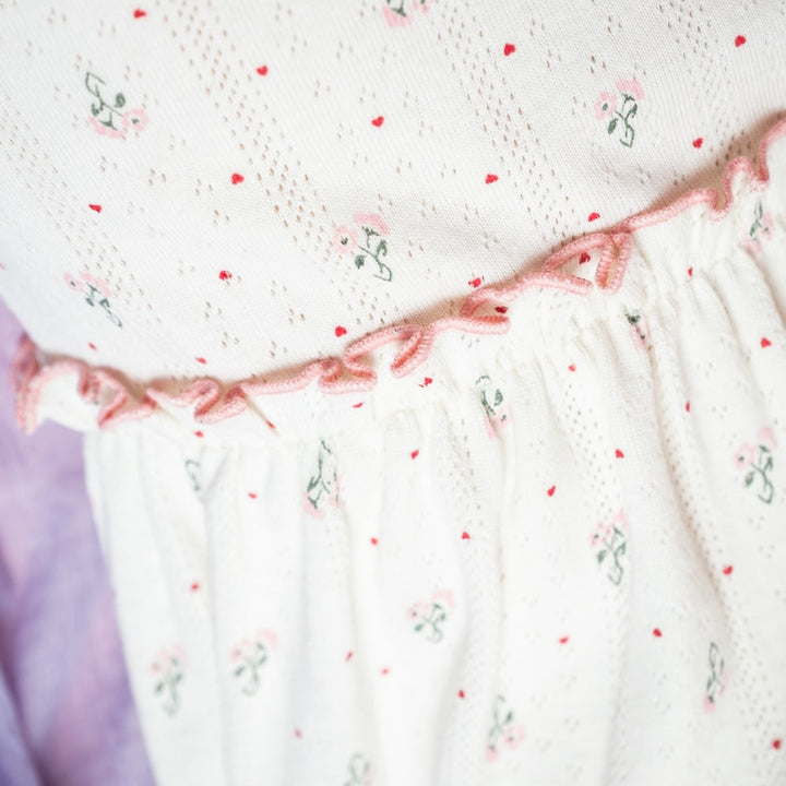 That's Mine Glorie kjole - Blooming love - 100% Organic cotton Buy Kjoler||Kjoler & nederdele||personale||Jersey||SS26 here.