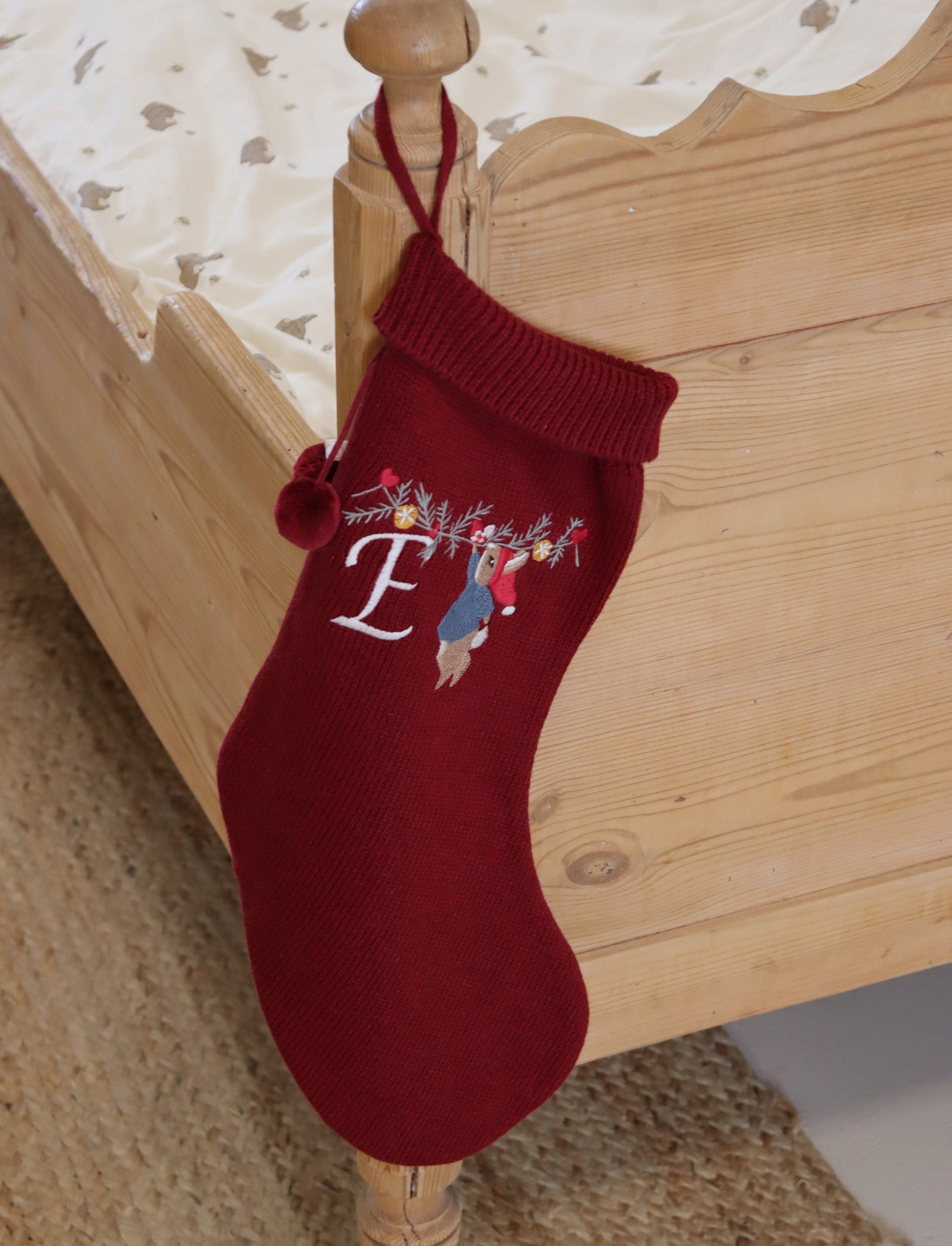 That's Mine Charlie christmas sock - Rhubarb - 100% Organic cotton Buy personale here.
