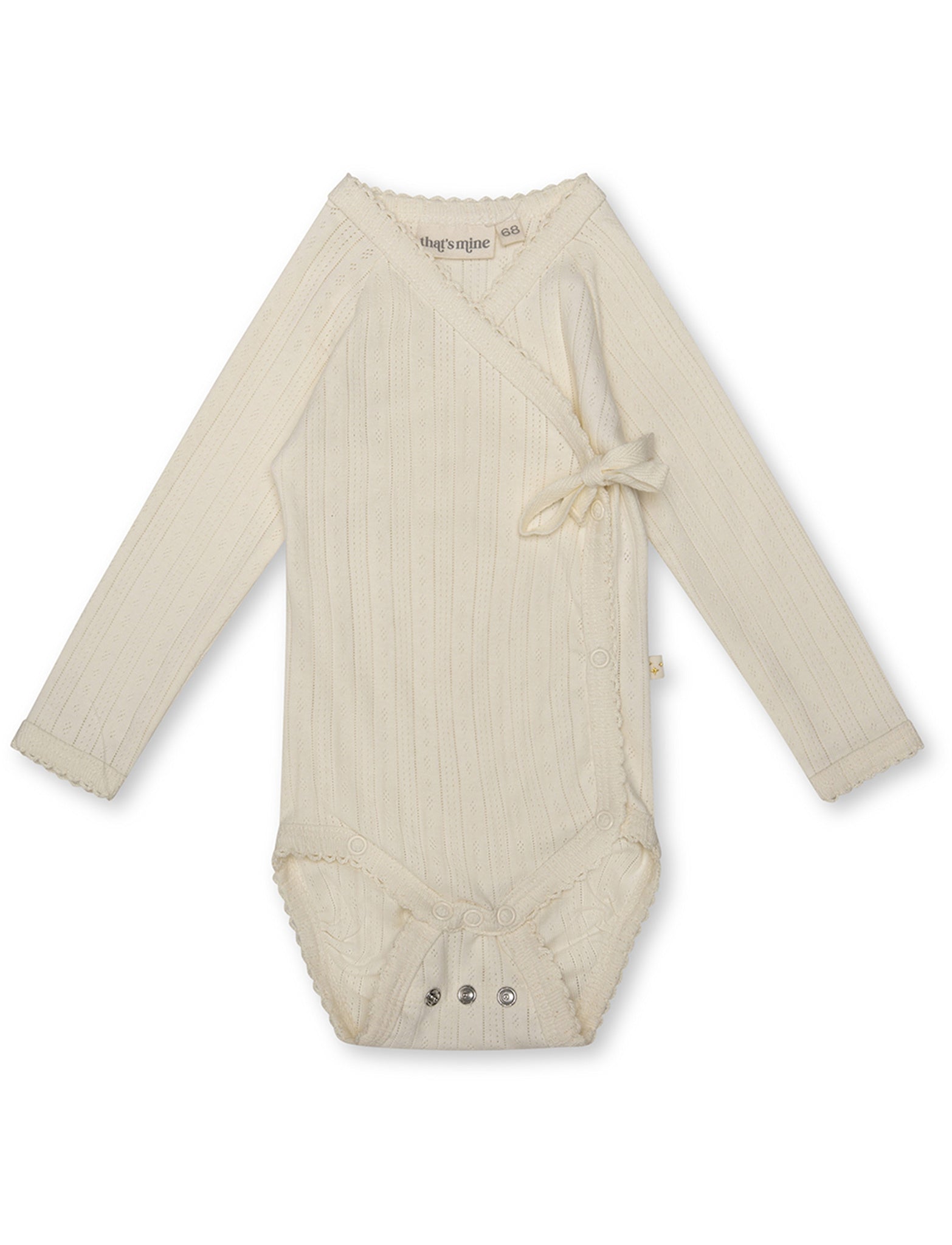 That's Mine Ava slå-om bodystocking - Antique white - 100% Bomuld(Økologisk) Buy Tøj||Bodystockings||Undertøj||Alle||Favoritter||personale||Baby essentials||Influencer choice||alt minus sløjfe||NOOS||Antique white||mette-sale||Jersey||Orderly Emails - Recommended Products||All here.