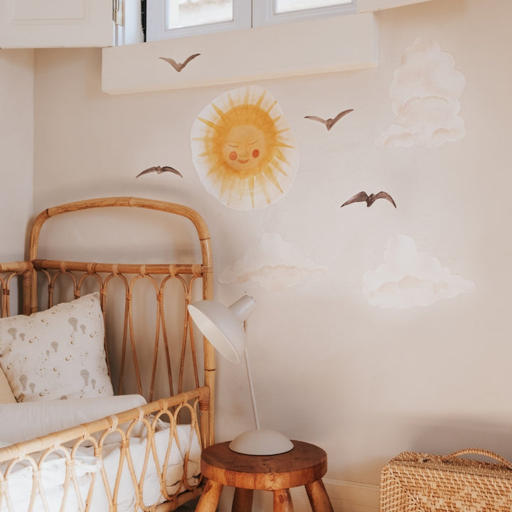 That's Mine Wallsticker sol - Yellow - 100% Textile foil Buy Bolig & udstyr||Børneværelset||Wallstickers||Alle||personale||Influencer choice||alt minus sløjfe||NOOS||Wallstickers - himlen||mette-sale here.