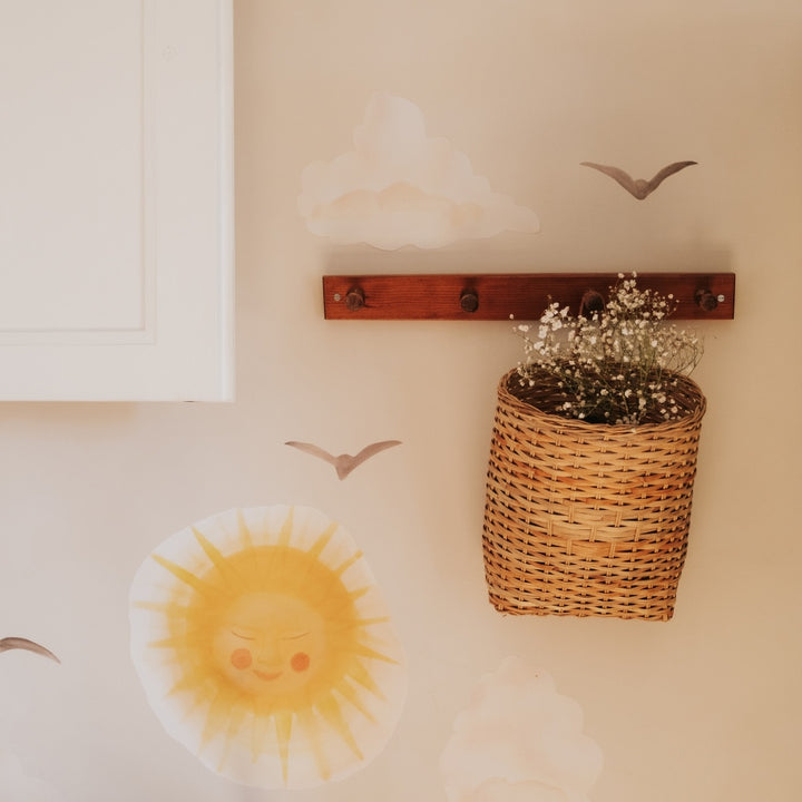 That's Mine Wallsticker sol - Yellow - 100% Textile foil Buy Bolig & udstyr||Børneværelset||Wallstickers||Alle||personale||Influencer choice||alt minus sløjfe||NOOS||Wallstickers - himlen||mette-sale here.
