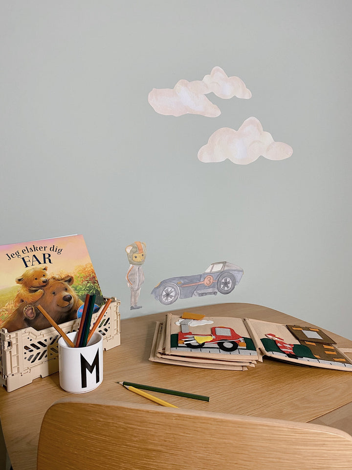 That's Mine Wallsticker Clouds 5-pak - Multi - 100% Textile foil Buy Bolig & udstyr||Børneværelset||Wallstickers||personale||NOOS||Wallstickers - himlen here.