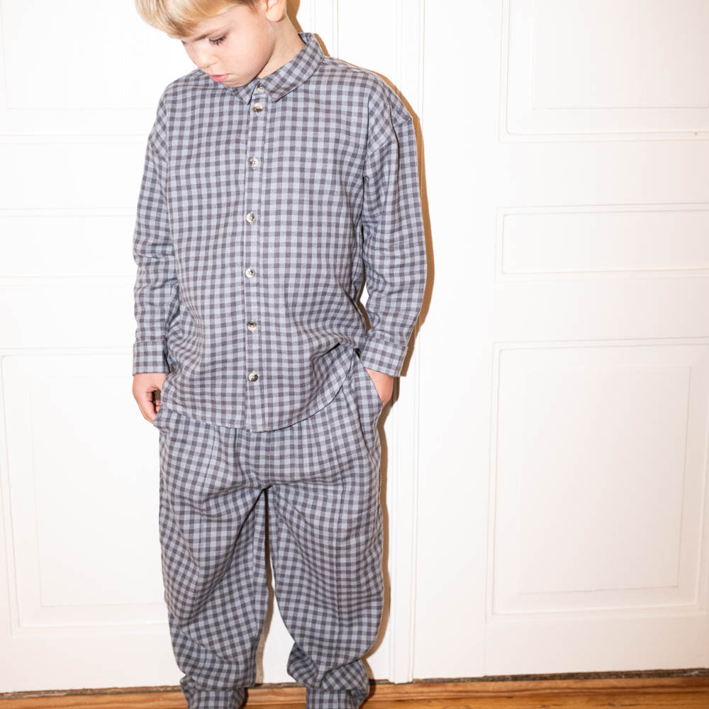 Harlow pants - Blue check