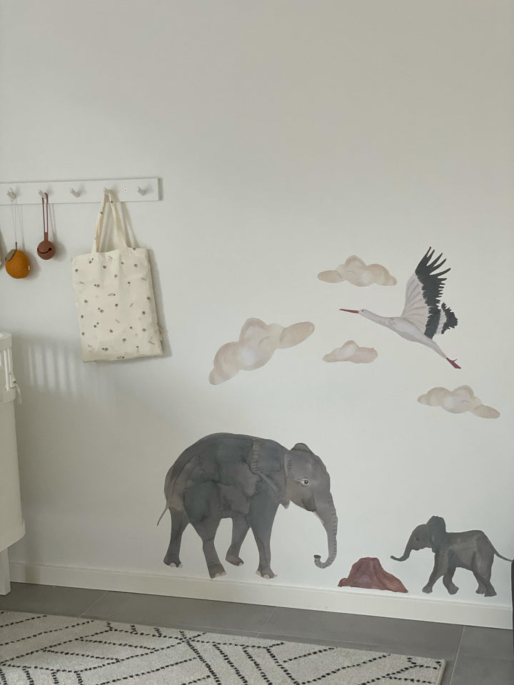That's Mine Wallsticker Clouds 5-pak - Multi - 100% Textile foil Buy Bolig & udstyr||Børneværelset||Wallstickers||personale||NOOS||Wallstickers - himlen here.